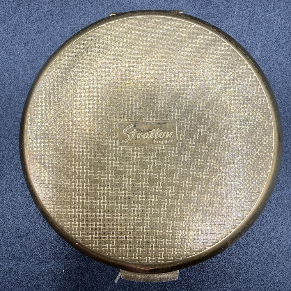 Vintage Stratton England Equestrian Horse Bit Powder Compact Mirror Round 3 In - Picture 10 of 14